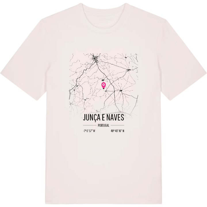 Junça e Naves map t-shirt – t-shirt from PinShirt