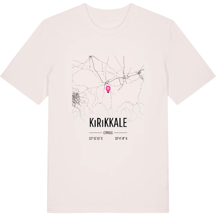 Kırıkkale map t-shirt – t-shirt from PinShirt