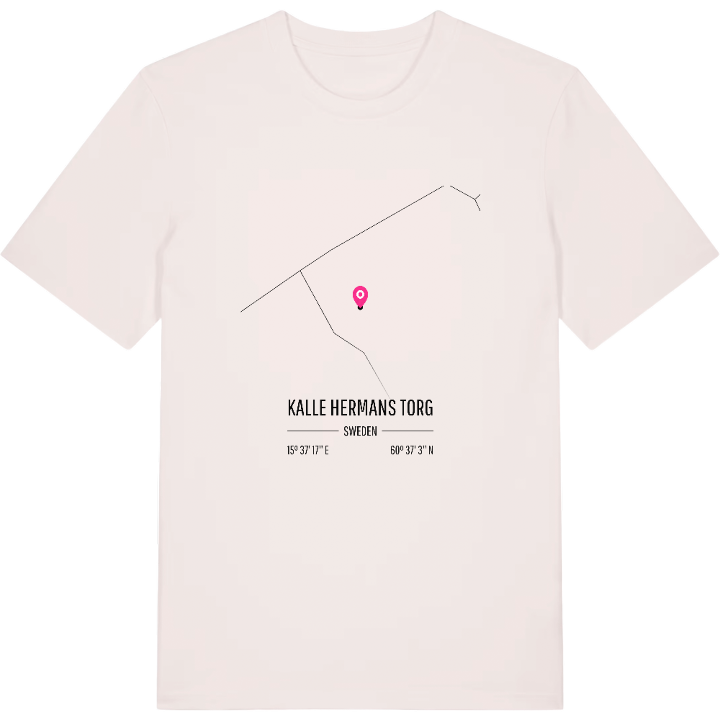 Kalle Hermans torg map t-shirt – t-shirt from PinShirt