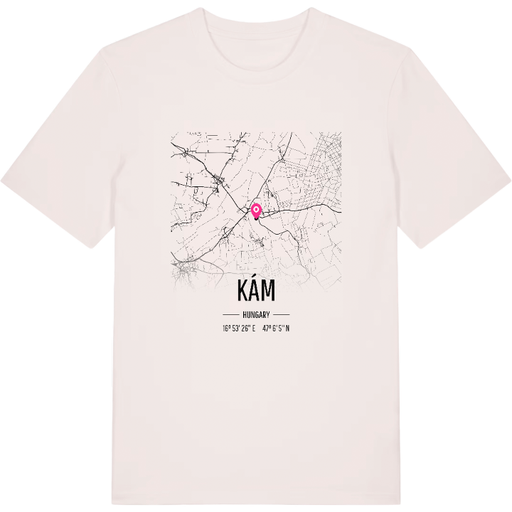 Kám map t-shirt – t-shirt from PinShirt