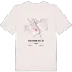 Kankaantausta karta t-shirt