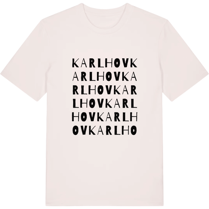 Karlhov wordplay t-shirt – t-shirt from PinShirt