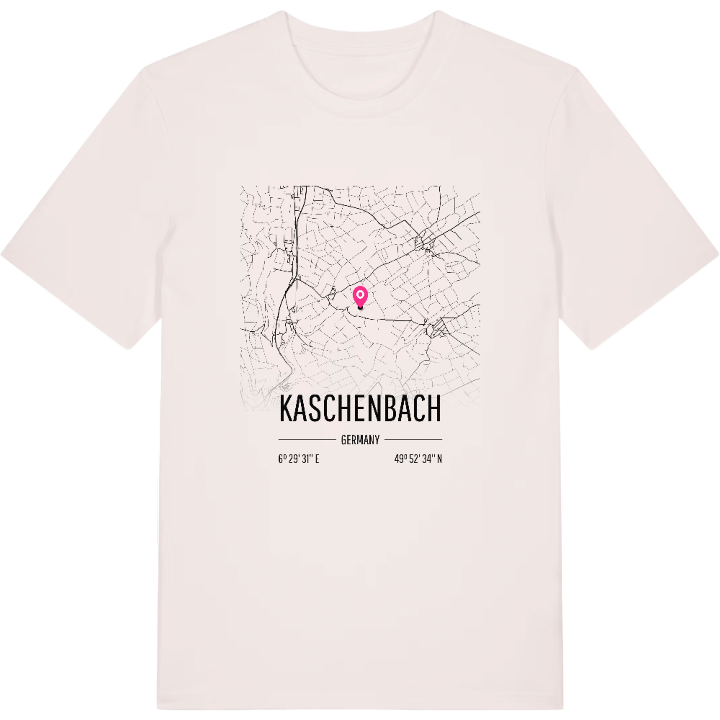 Kaschenbach map t-shirt – t-shirt from PinShirt