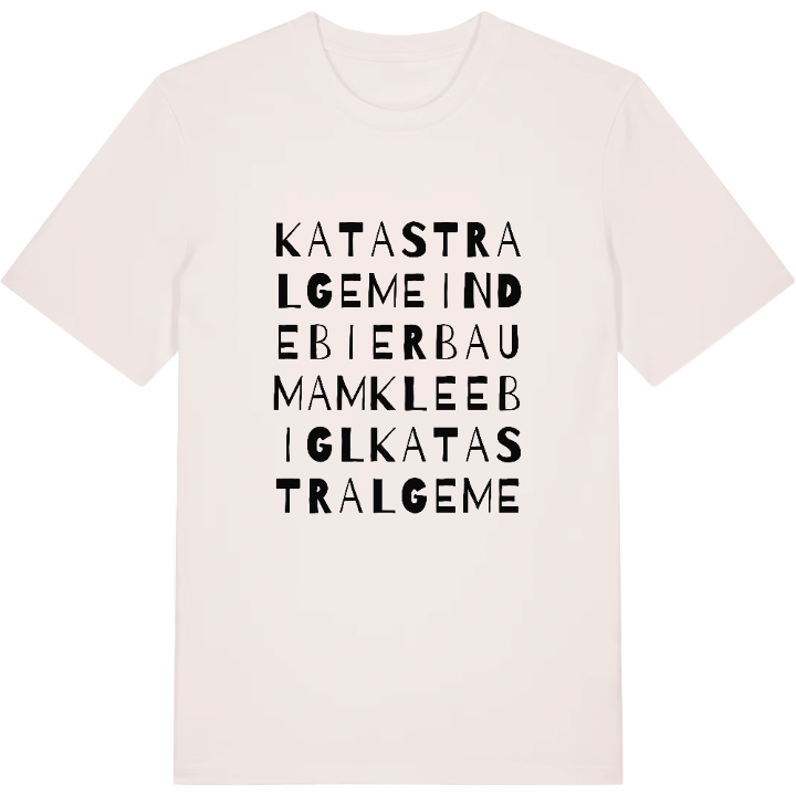 Katastralgemeinde Bierbaum am Kleebigl wordplay t-shirt – t-shirt from PinShirt