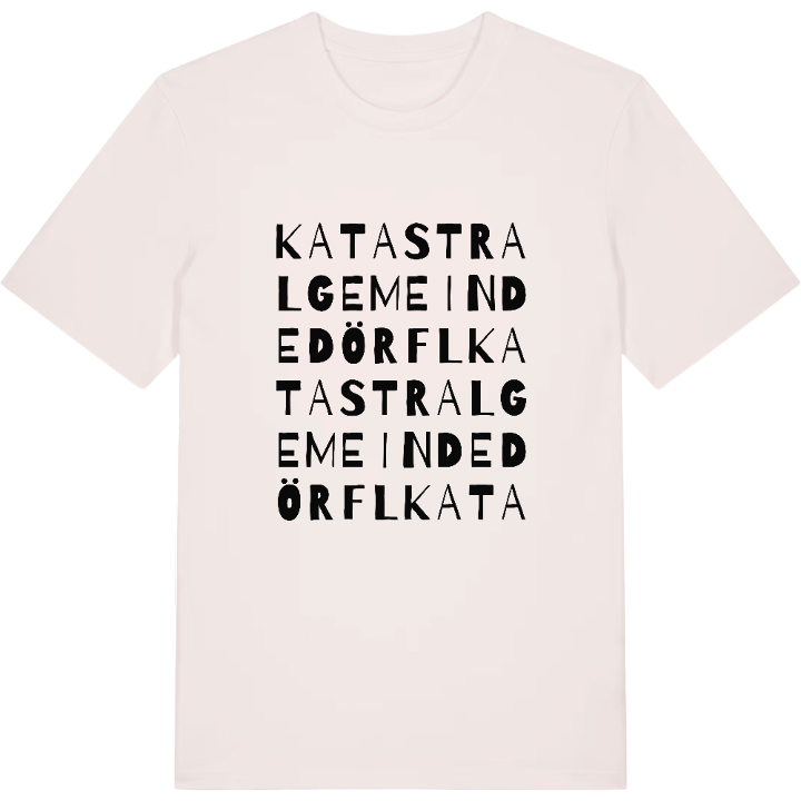 Katastralgemeinde Dörfl wordplay t-shirt – t-shirt from PinShirt