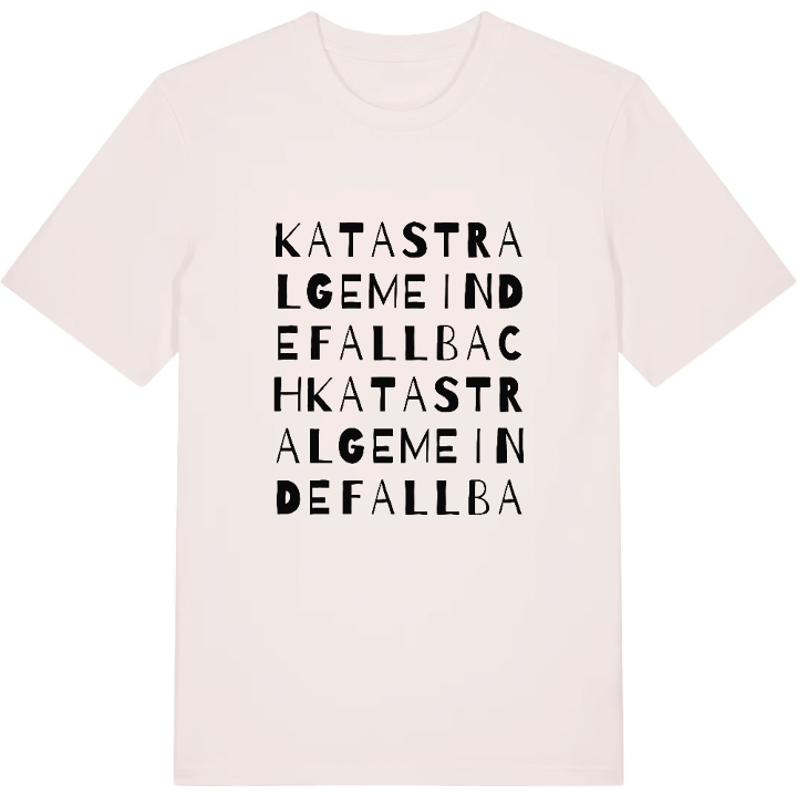 Katastralgemeinde Fallbach wordplay t-shirt – t-shirt from PinShirt