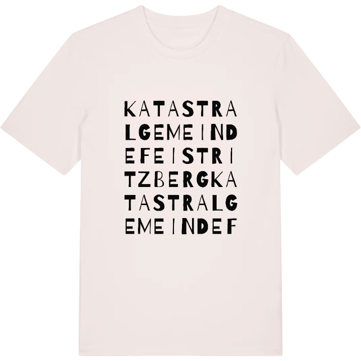 Katastralgemeinde Feistritzberg wordplay t-shirt – t-shirt from PinShirt