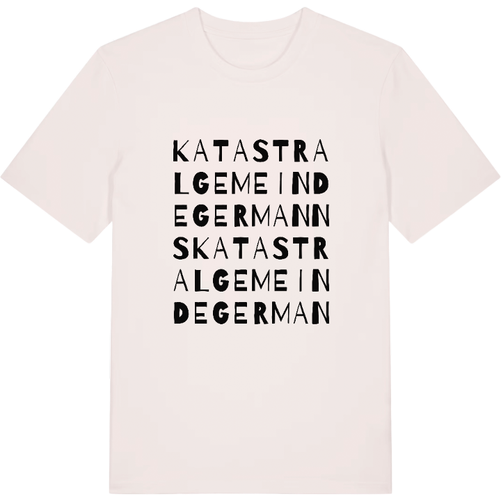 Katastralgemeinde Germanns wordplay t-shirt – t-shirt from PinShirt