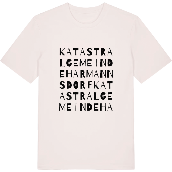Katastralgemeinde Harmannsdorf wordplay t-shirt – t-shirt from PinShirt