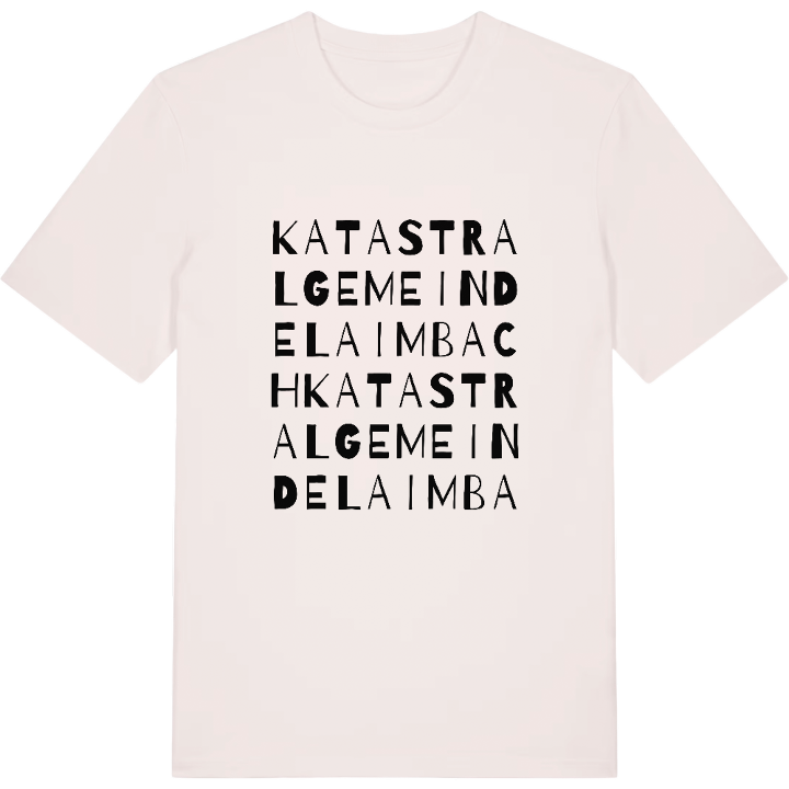 Katastralgemeinde Laimbach wordplay t-shirt – t-shirt from PinShirt
