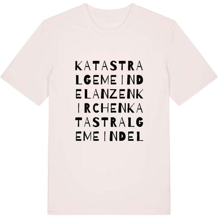 Katastralgemeinde Lanzenkirchen wordplay t-shirt – t-shirt from PinShirt