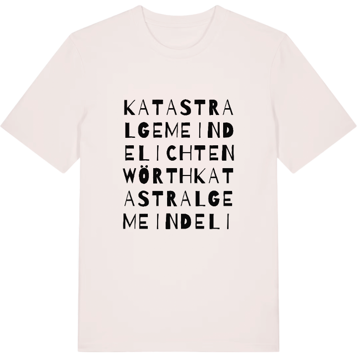 Katastralgemeinde Lichtenwörth wordplay t-shirt – t-shirt from PinShirt