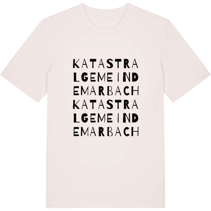 Katastralgemeinde Marbach wordplay t-shirt – t-shirt from PinShirt