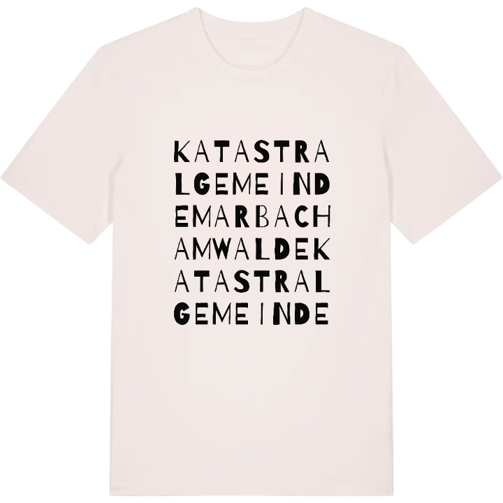 Katastralgemeinde Marbach am Walde wordplay t-shirt – t-shirt from PinShirt