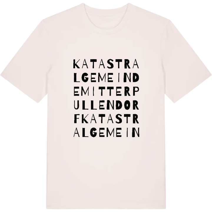 Katastralgemeinde Mitterpullendorf wordplay t-shirt – t-shirt from PinShirt