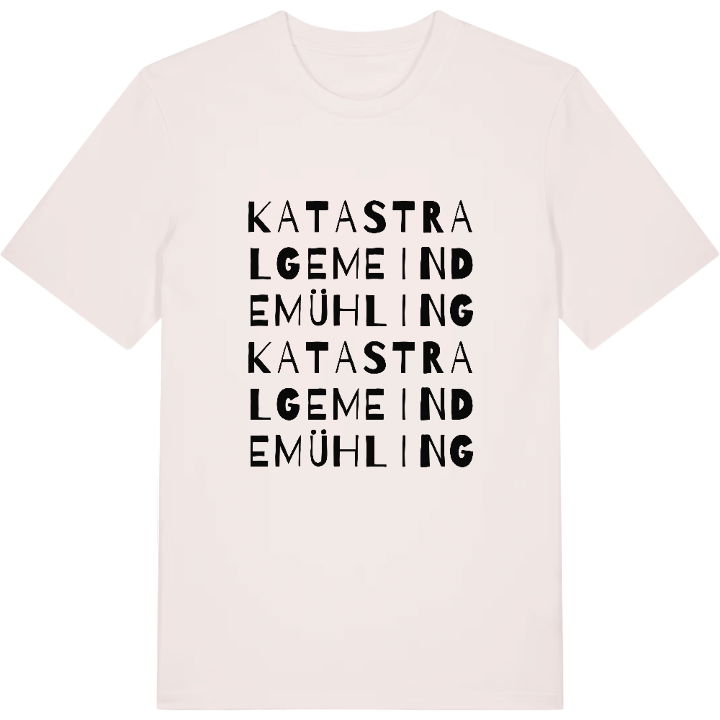 Katastralgemeinde Mühling wordplay t-shirt – t-shirt from PinShirt