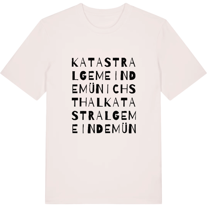 Katastralgemeinde Münichsthal wordplay t-shirt – t-shirt from PinShirt
