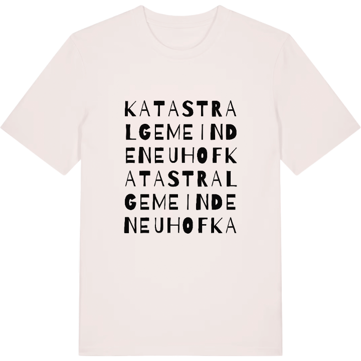 Katastralgemeinde Neuhof wordplay t-shirt – t-shirt from PinShirt