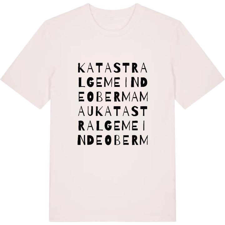 Katastralgemeinde Obermamau wordplay t-shirt – t-shirt from PinShirt