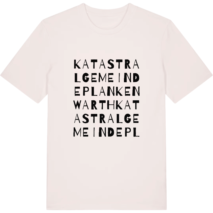 Katastralgemeinde Plankenwarth wordplay t-shirt – t-shirt from PinShirt