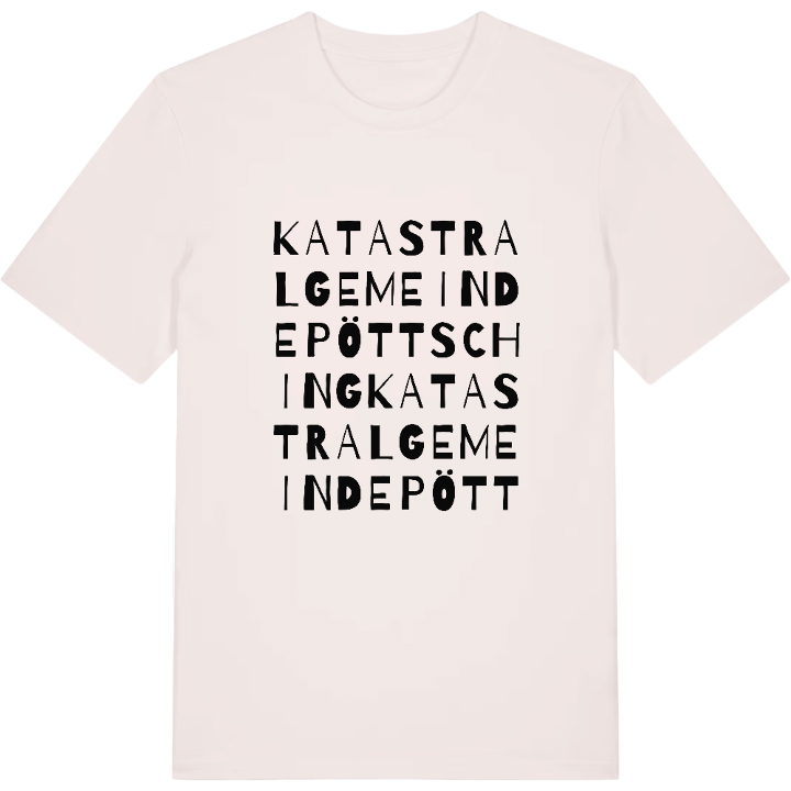 Katastralgemeinde Pöttsching wordplay t-shirt – t-shirt from PinShirt
