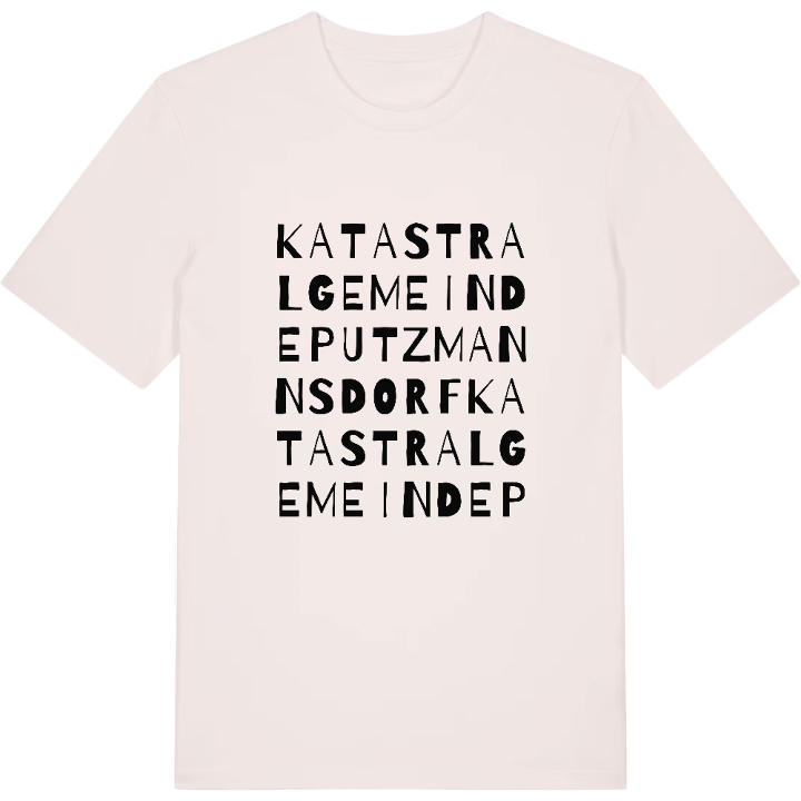Katastralgemeinde Putzmannsdorf wordplay t-shirt – t-shirt from PinShirt