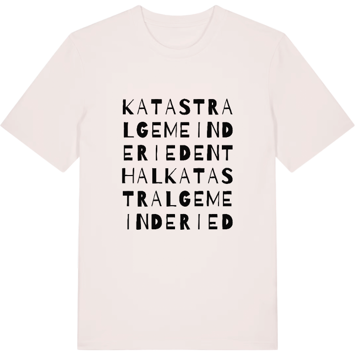 Katastralgemeinde Riedenthal wordplay t-shirt – t-shirt from PinShirt
