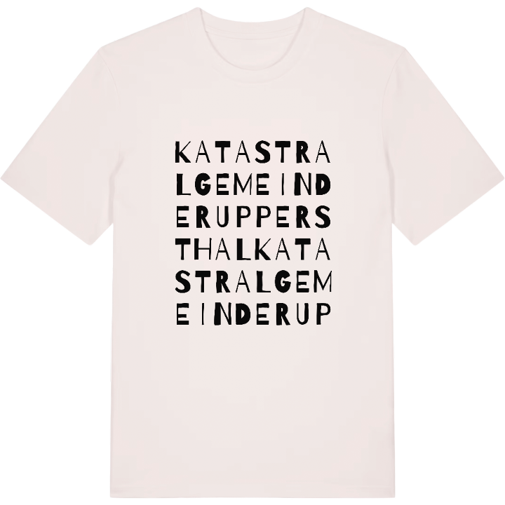 Katastralgemeinde Ruppersthal wordplay t-shirt – t-shirt from PinShirt