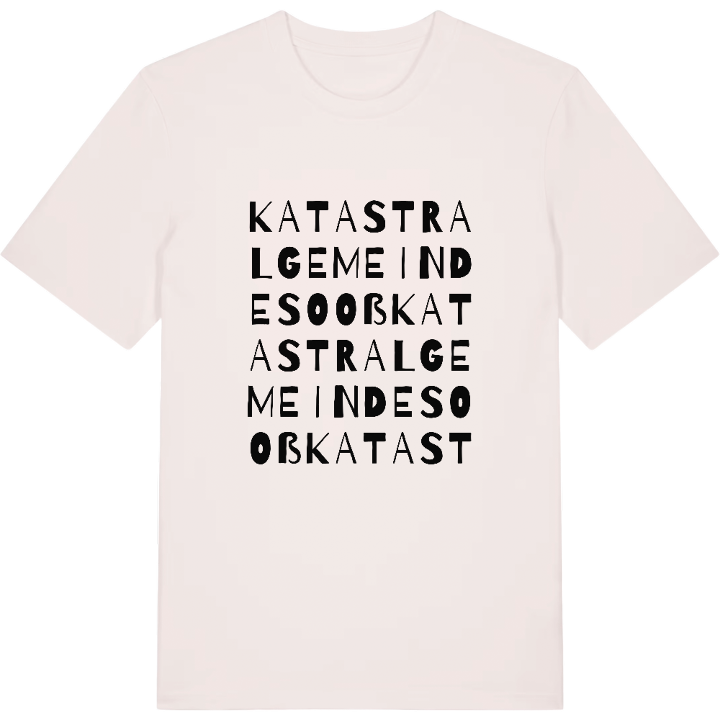 Katastralgemeinde Sooß wordplay t-shirt – t-shirt from PinShirt