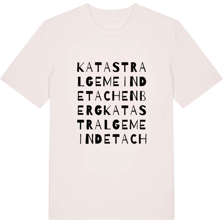 Katastralgemeinde Tachenberg wordplay t-shirt – t-shirt from PinShirt