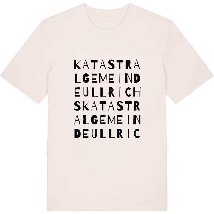 Katastralgemeinde Ullrichs wordplay t-shirt – t-shirt from PinShirt