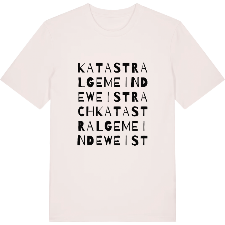 Katastralgemeinde Weistrach wordplay t-shirt – t-shirt from PinShirt