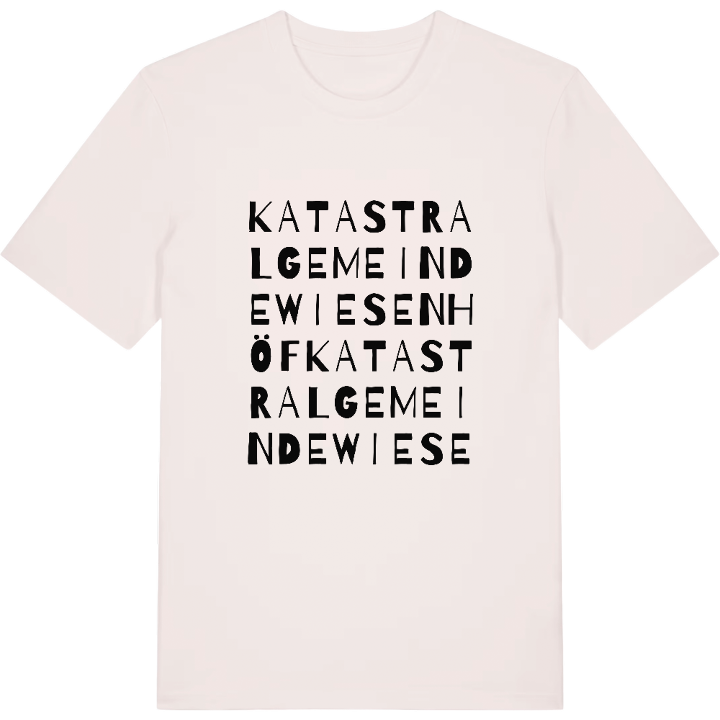 Katastralgemeinde Wiesenhöf wordplay t-shirt – t-shirt from PinShirt
