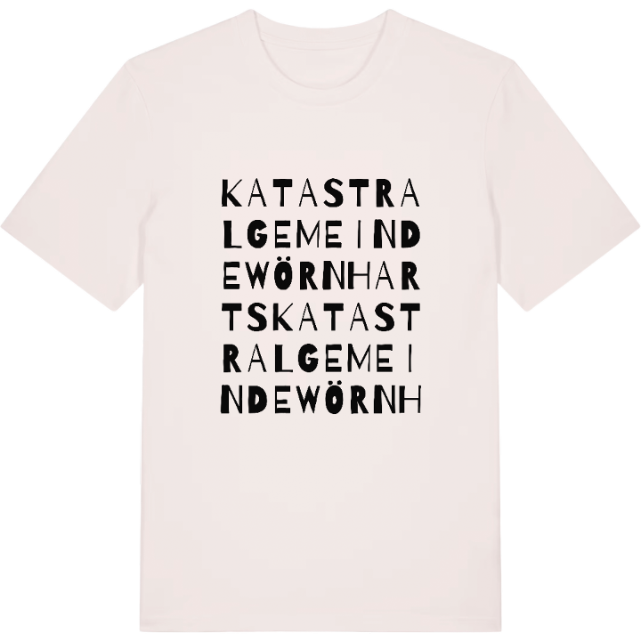 Katastralgemeinde Wörnharts wordplay t-shirt – t-shirt from PinShirt