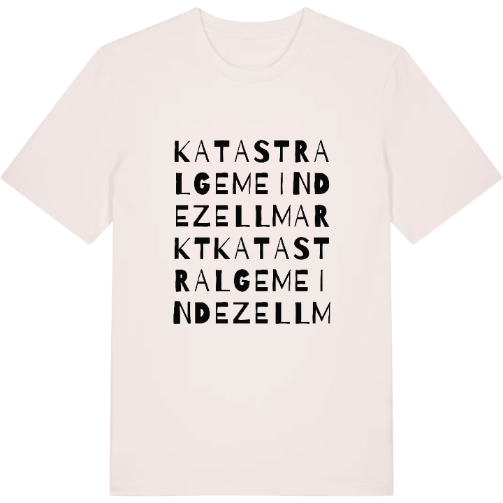 Katastralgemeinde Zell Markt wordplay t-shirt – t-shirt from PinShirt