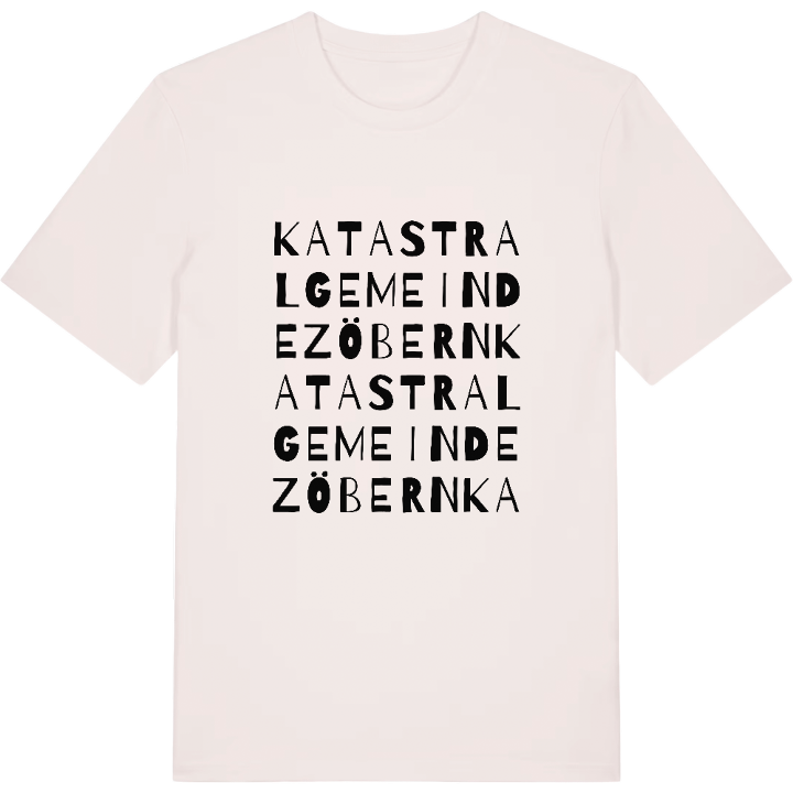 Katastralgemeinde Zöbern wordplay t-shirt – t-shirt from PinShirt