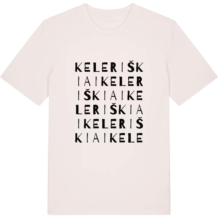 Keleriškiai wordplay t-shirt – t-shirt from PinShirt