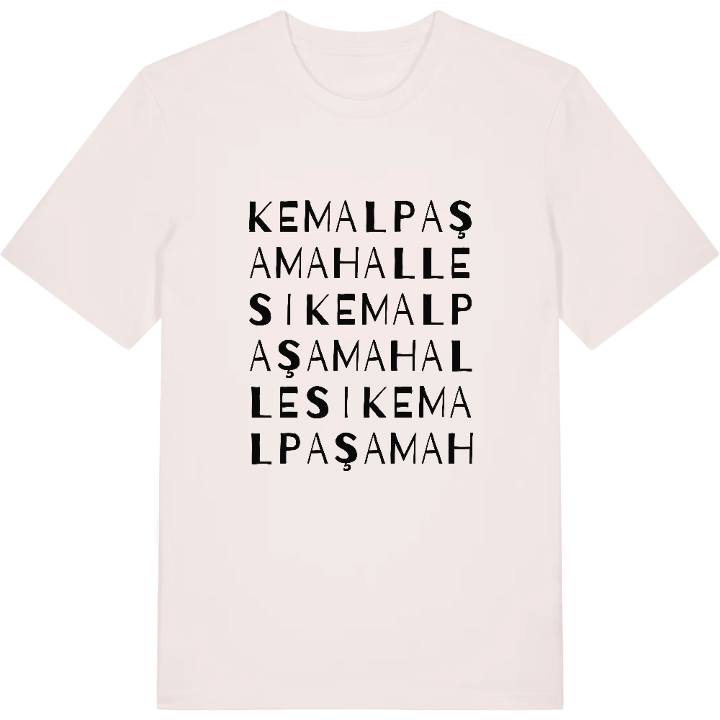 Kemal Paşa Mahallesi wordplay t-shirt – t-shirt from PinShirt