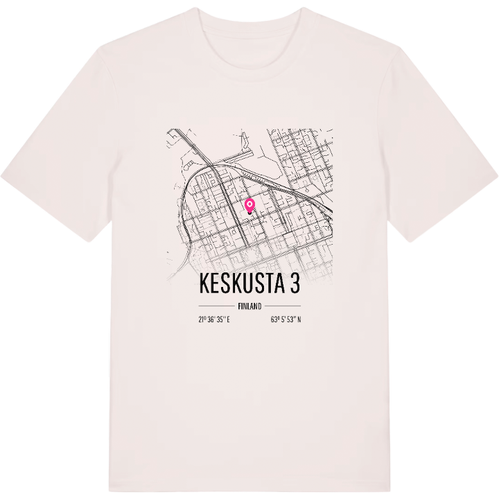 Keskusta 3 map t-shirt – t-shirt from PinShirt