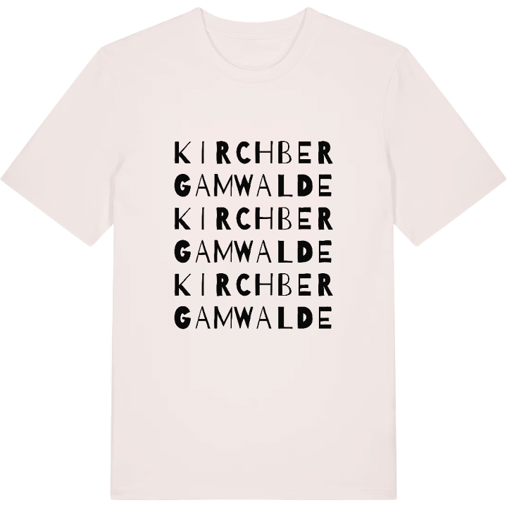 Kirchberg am Walde wordplay t-shirt – t-shirt from PinShirt