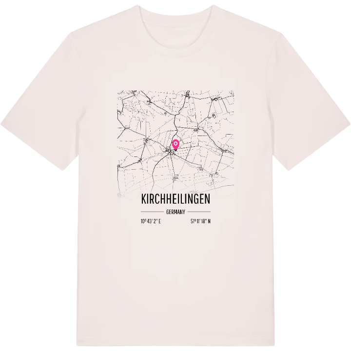 Kirchheilingen map t-shirt – t-shirt from PinShirt