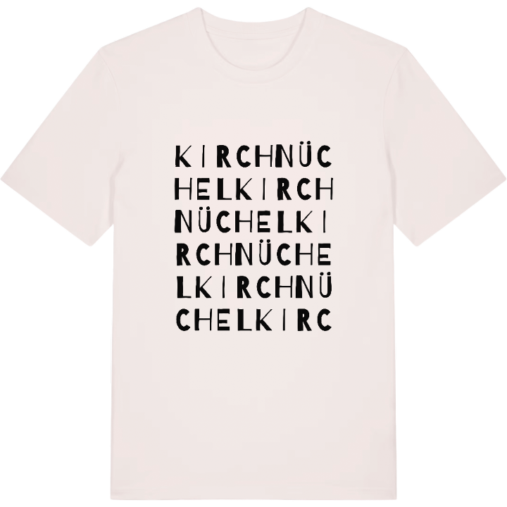 Kirchnüchel wordplay t-shirt – t-shirt from PinShirt