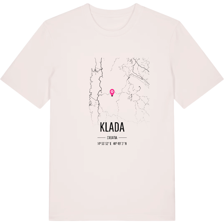 Klada map t-shirt – t-shirt from PinShirt