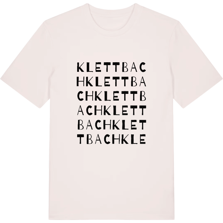 Klettbach wordplay t-shirt – t-shirt from PinShirt