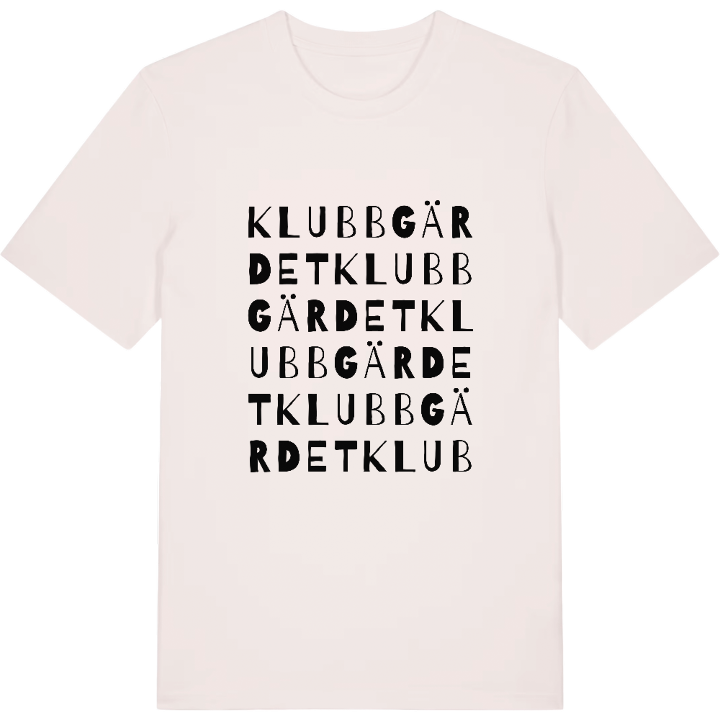 Klubbgärdet wordplay t-shirt – t-shirt from PinShirt