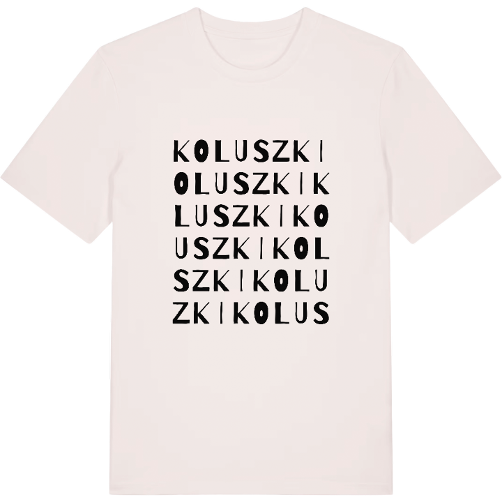 Koluszki wordplay t-shirt – t-shirt from PinShirt