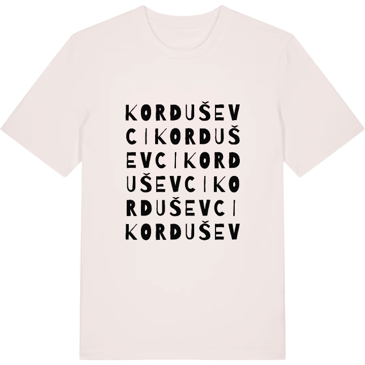 Korduševci wordplay t-shirt – t-shirt from PinShirt
