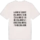 Korsängen ordlek t-shirt