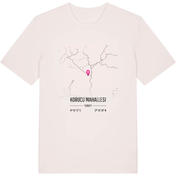 Korucu Mahallesi map t-shirt – t-shirt from PinShirt