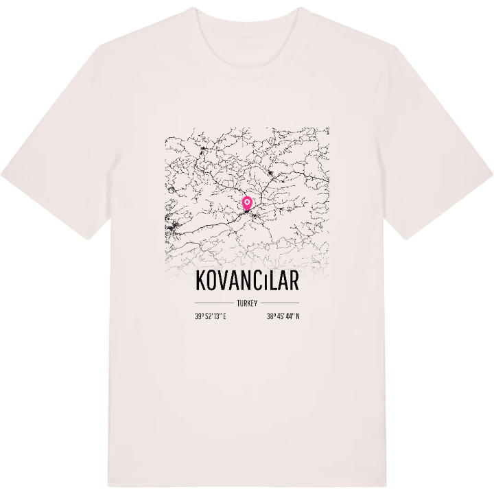 Kovancılar map t-shirt – t-shirt from PinShirt